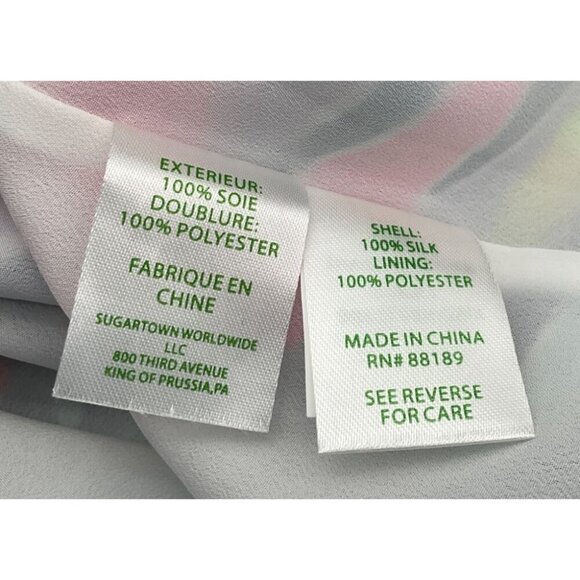 Lilly Pulitzer Zanna Silk Adj. Spaghetti Strap Dress Indigo Sea Dreamin Medium - Picture 7 of 8